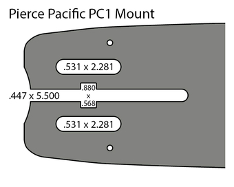 Pierce Pacific PC1 Mount